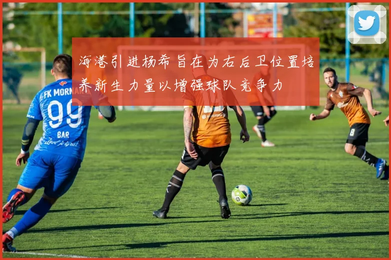 海港引进杨希旨在为右后卫位置培养新生力量以增强球队竞争力